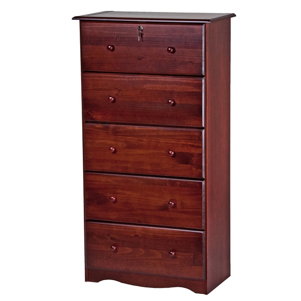 Palace Imports 100% Solid Wood 5-Jumbo Drawer Chest with Palace Imports 100% Solid Wood 5-Jumbo Drawer Chest with